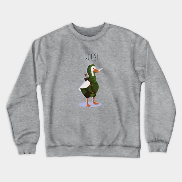 Goose Crewneck Sweatshirt by Galadrielmaria